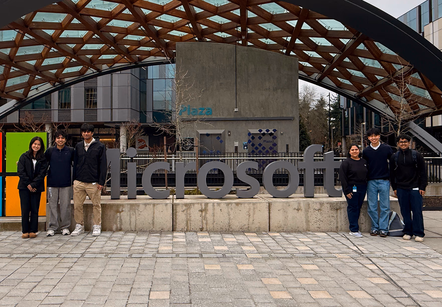 The cohort at a partner office